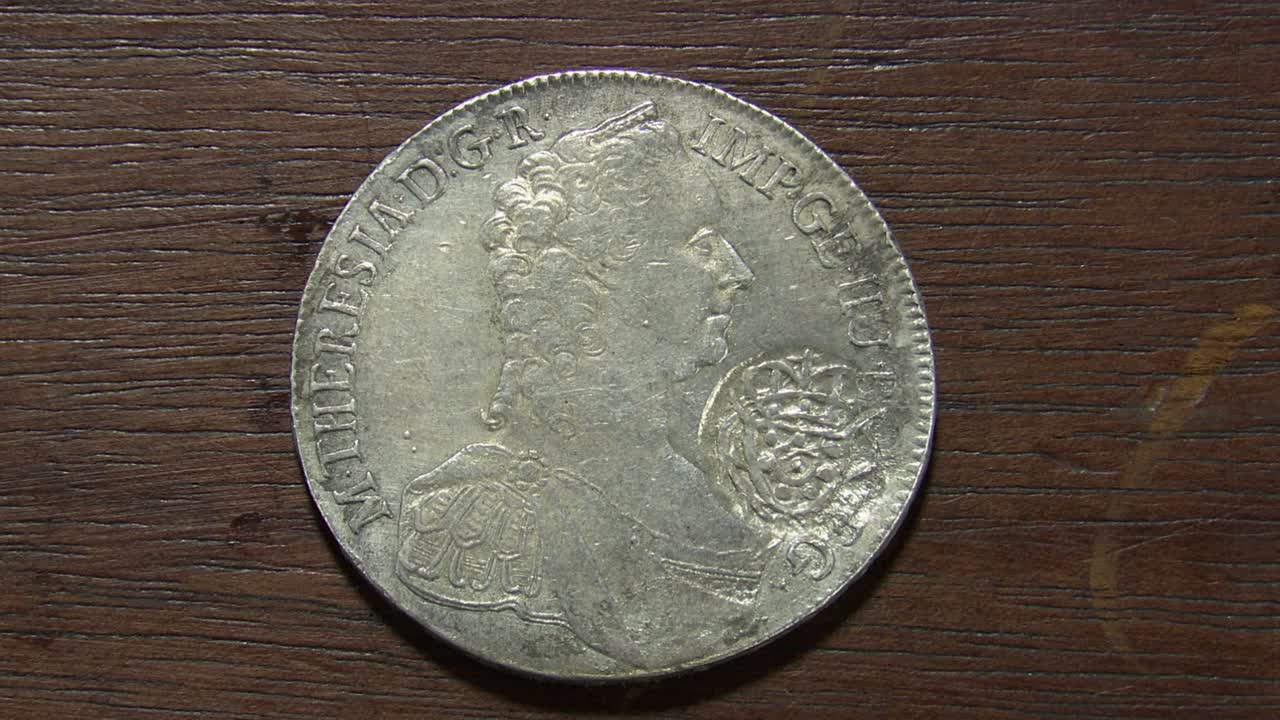 Coleção de Moedas de Prata. Conceito Numismático.