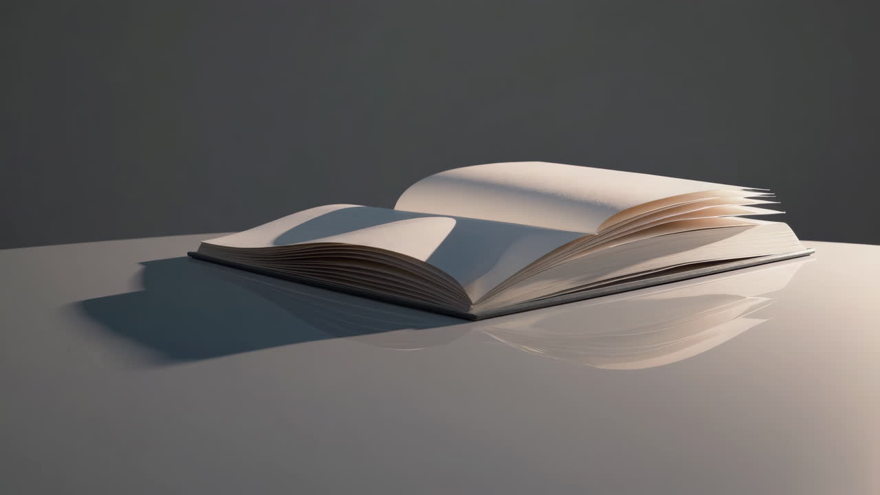 libro abierto en una mesa