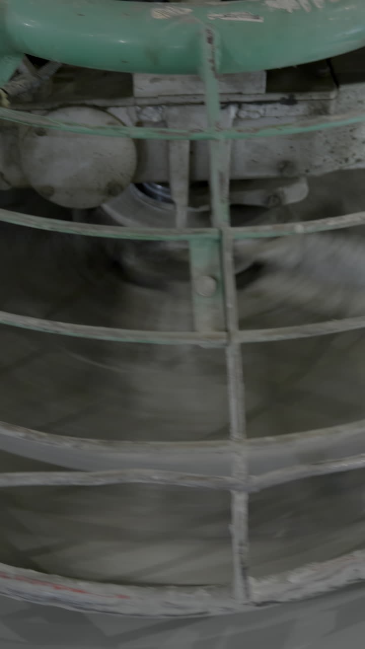 mezclador de hormigón en acción