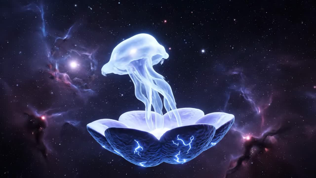 Fantasy Jellyfish in Space