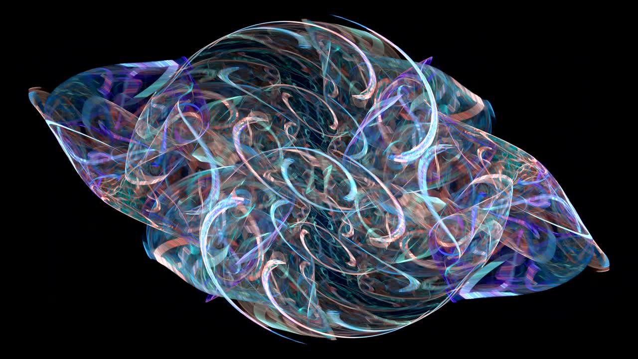 fondo de movimiento abstracto, ondas de energía y relámpagos, bucle sin costuras capaz