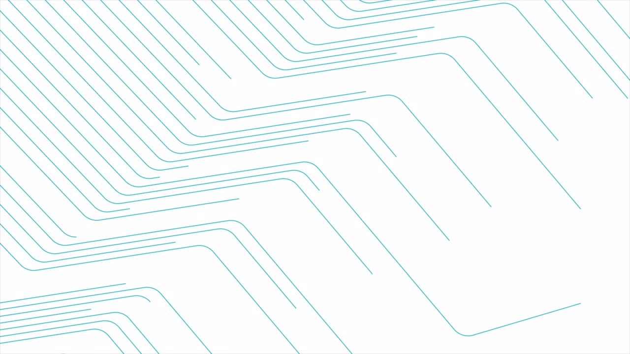 Blue cyan minimal lines abstract futuristic tech motion background
