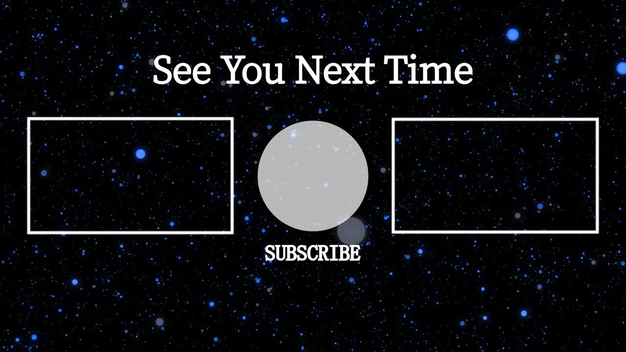 곡물 점 이동 끝 카드 끝 화면 모션 그래픽