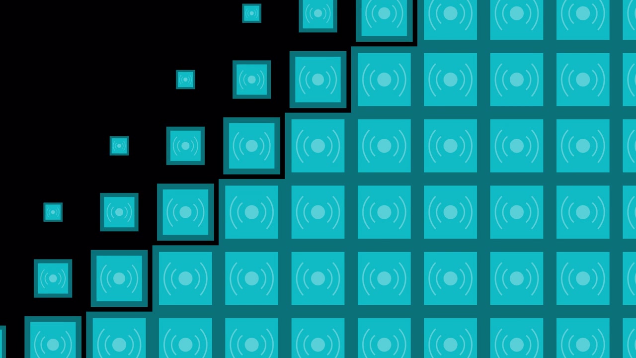 Streaming Block tile wave Transitions. 1080p - 30 fps - Alpha Channel (5)