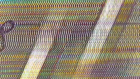 CAPRICORN-zodiac-sign-glitching-analog-VHS-effect,-Capricorn-glitch-horoscope