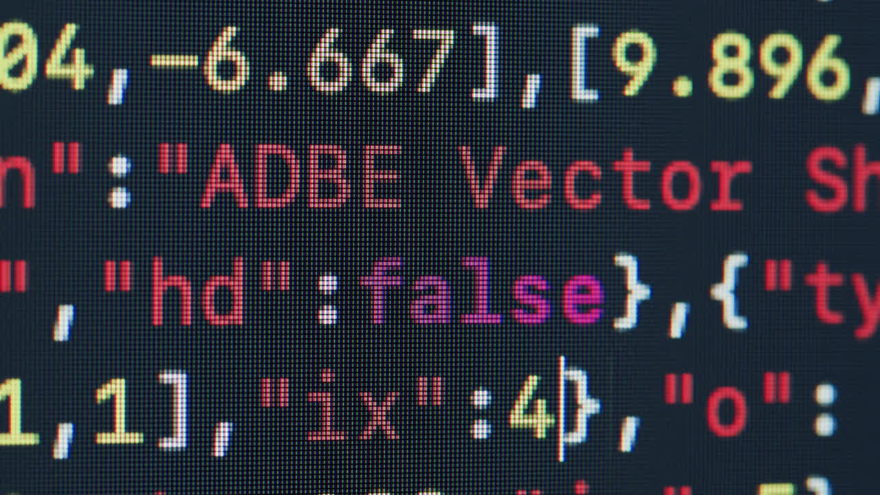 Computer Code Display