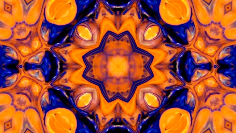 movimiento de fondo de kaleidoscopio abstractamente colorido
