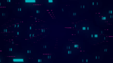 motion graphic del gioco glitch sullo sfondo