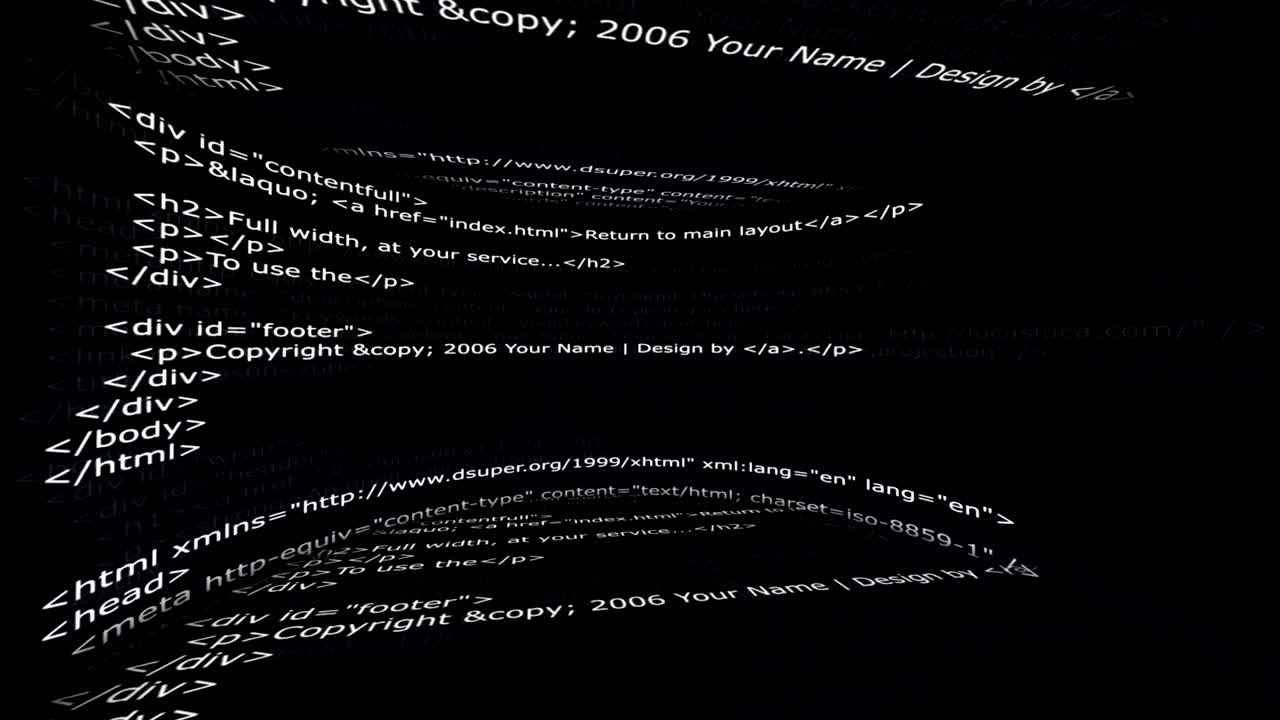 html 코드, 추상화, 애니메이션, 렌더링, 배경, 루프