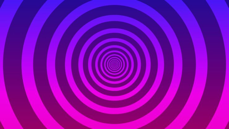 Circle speed tunnel loop animation background for text