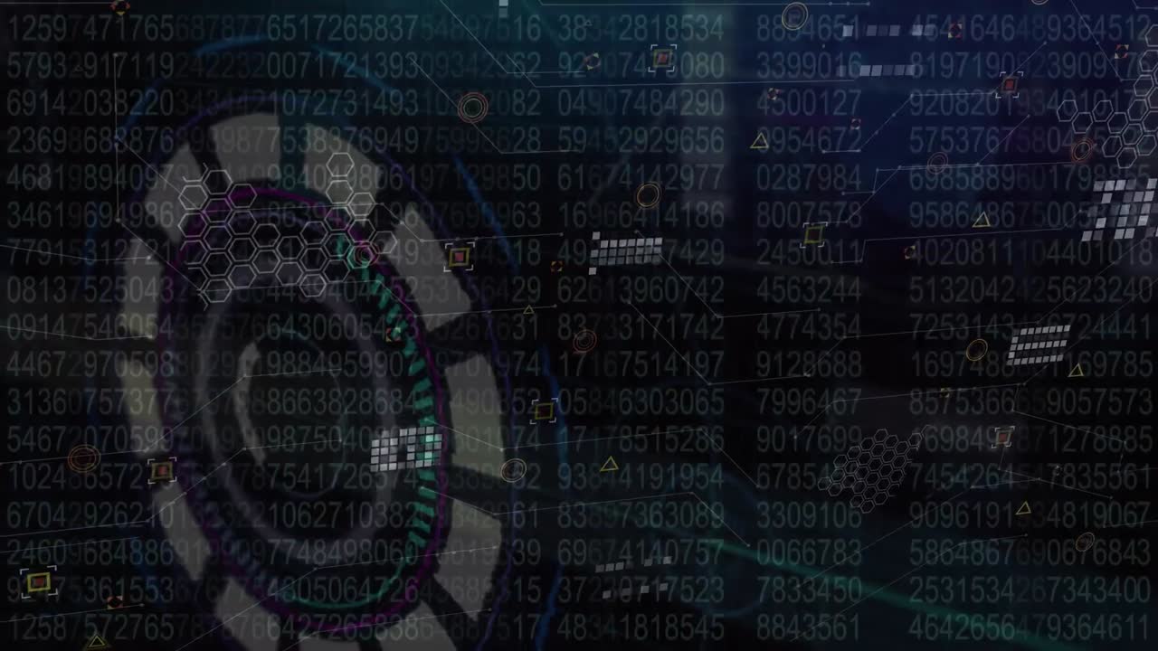 Animation of scope scanning over data processing
