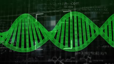 DNA-Und-Mathematische-Gleichungen-über-Farbverlauf-Hintergrund.