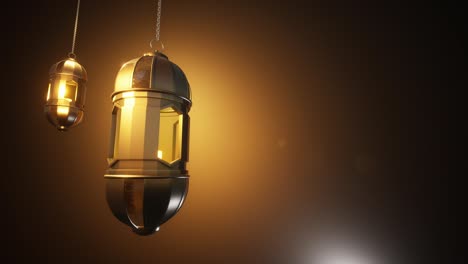 background of ramadan lantern, 3d rendering