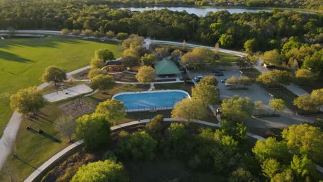 Antena-Del-Parque-De-Aventuras-En-Lakewood-Ranch,-Florida