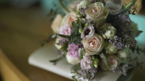beautiful fresh blooming roses bouquet bridal