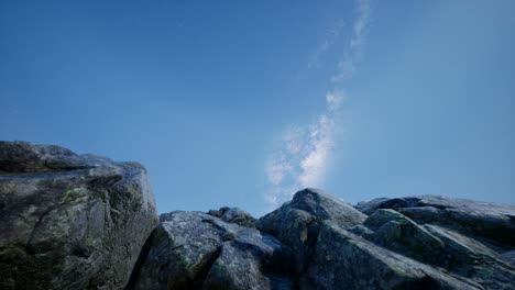 rutas de estrellas de astrofotografía de 4k sobre las paredes del cañón de piedra arenisca
