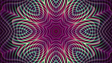 beautiful psychedelic looping kaleidoscopic video background