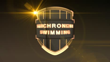 natación sincronizada - naranja