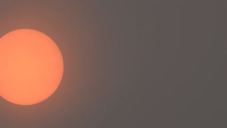 sunlight obscured by sahara dust and wildfire smoke