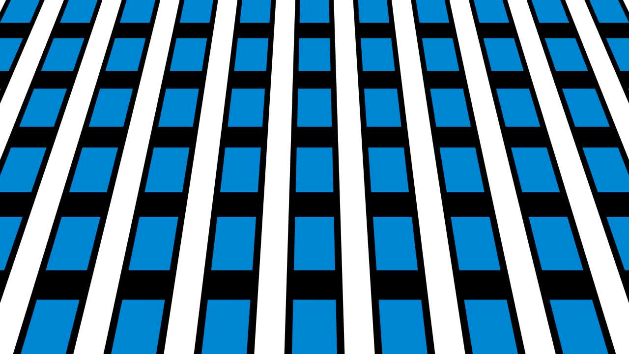 다채로운 텍스처를 가진 디자인과 모양으로 구성된 기울어지고 움직이는 그래픽 2d 비디오 패턴