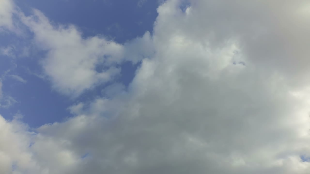 Time lapse, movement of clouds. The movement of clouds in the sky