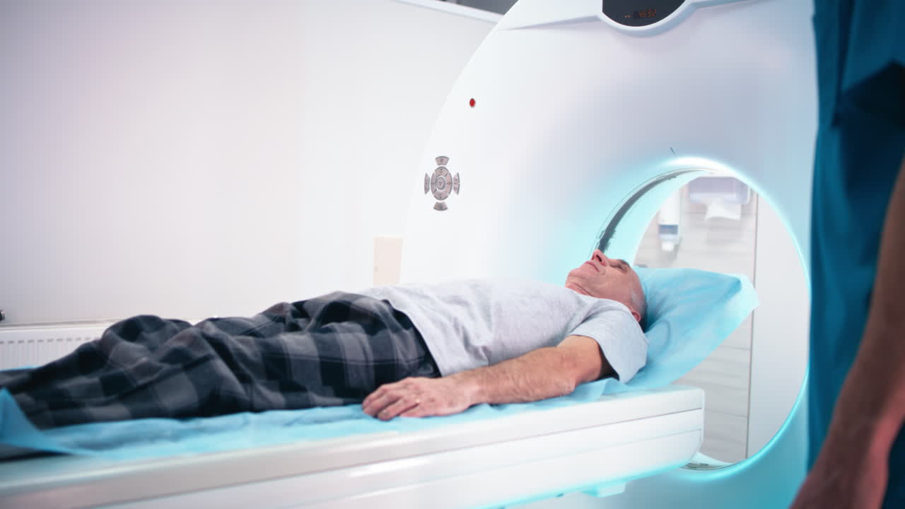 Patient undergoing medical scan