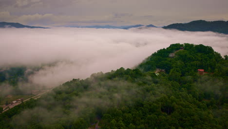ghostly mist wraps the smoky ridges in this cinematic clip