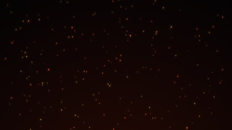 Fire Sparks Abstract Background