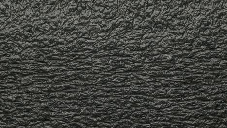 el movimiento de parada. textura animada de polietileno.