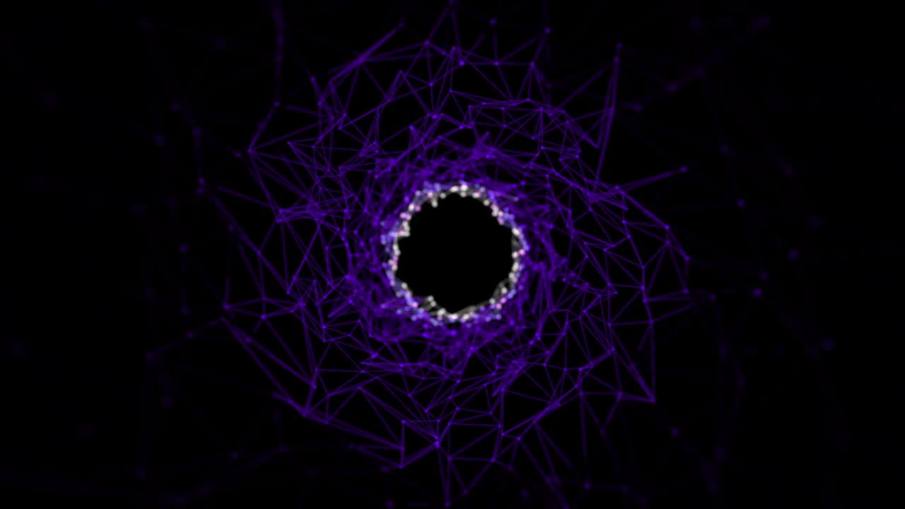 fondo de movimiento de túnel abstracto 4k