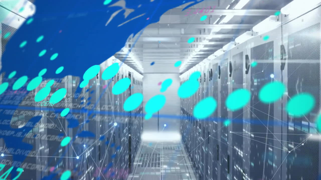 데이터 처리 및 서버  ⁇ 에서 세계 지도의 애니메이션