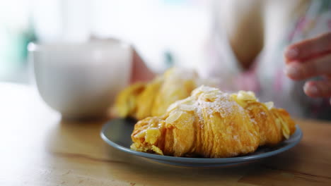 Morning-breakfast-with-delicious-pastry.-Traditional-brunch-with-coffee