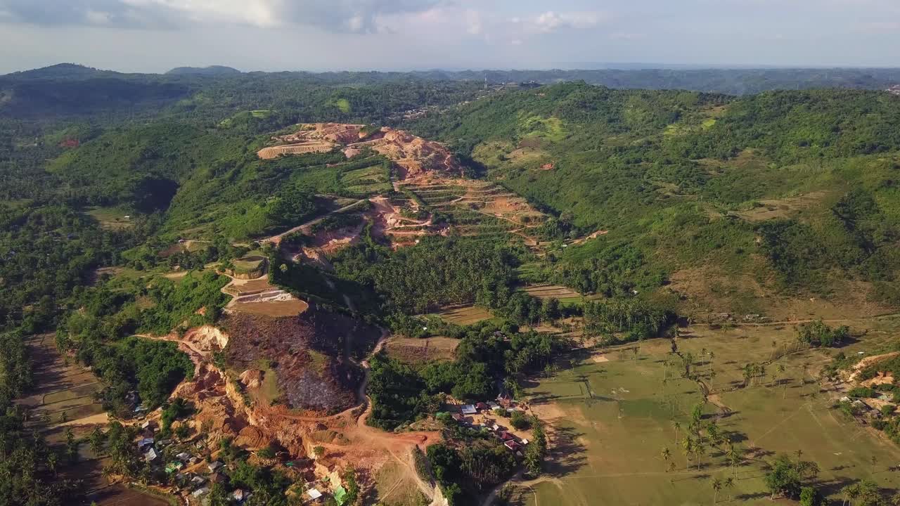 antena costera en la isla de lombok, indonesia