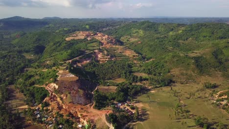 coast aerial in lombok island, indonesia