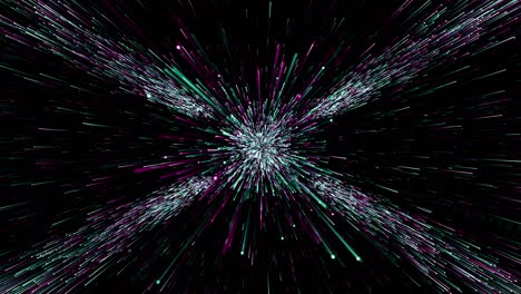 particles green pink event game trailer titles cinematic concert stage background loop