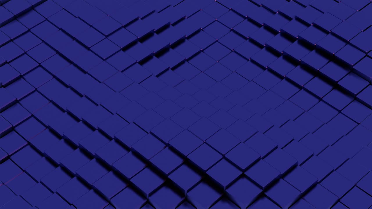 fondo 3d animado abstracto con cubos muy peri violeta. fondo gráfico de movimiento en un diseño 3d