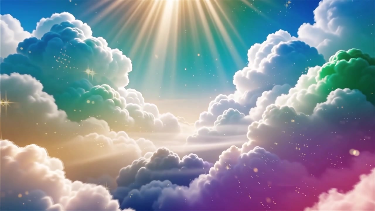 Sfondo di Adorazione Cristiana con Luce Celeste