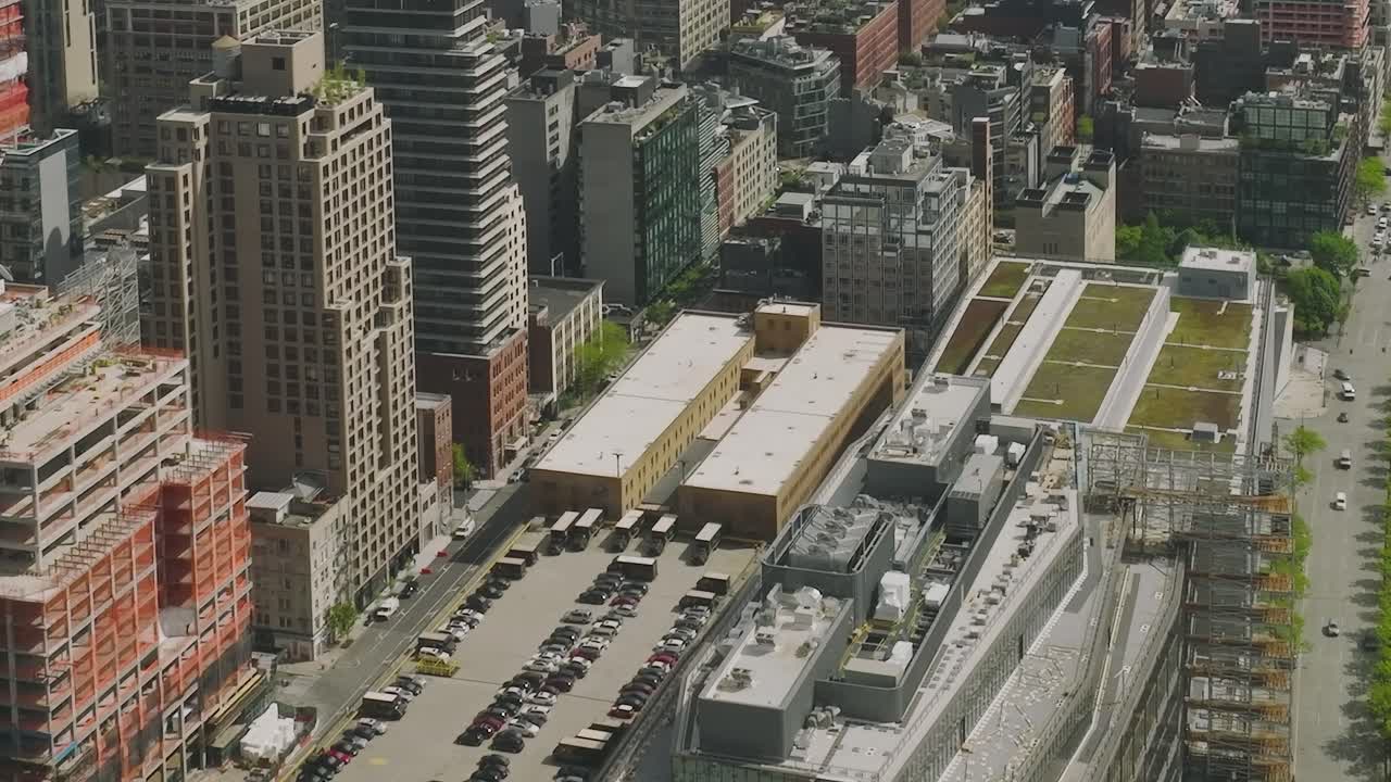 도시 풍경 공중 사진