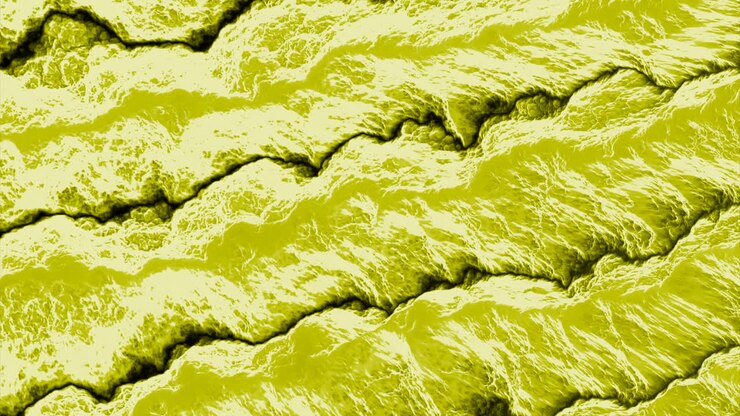 Abstract Yellow Textured Surface