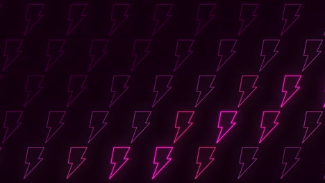 striking pink lightning bolts on a black background bold zigzag pattern