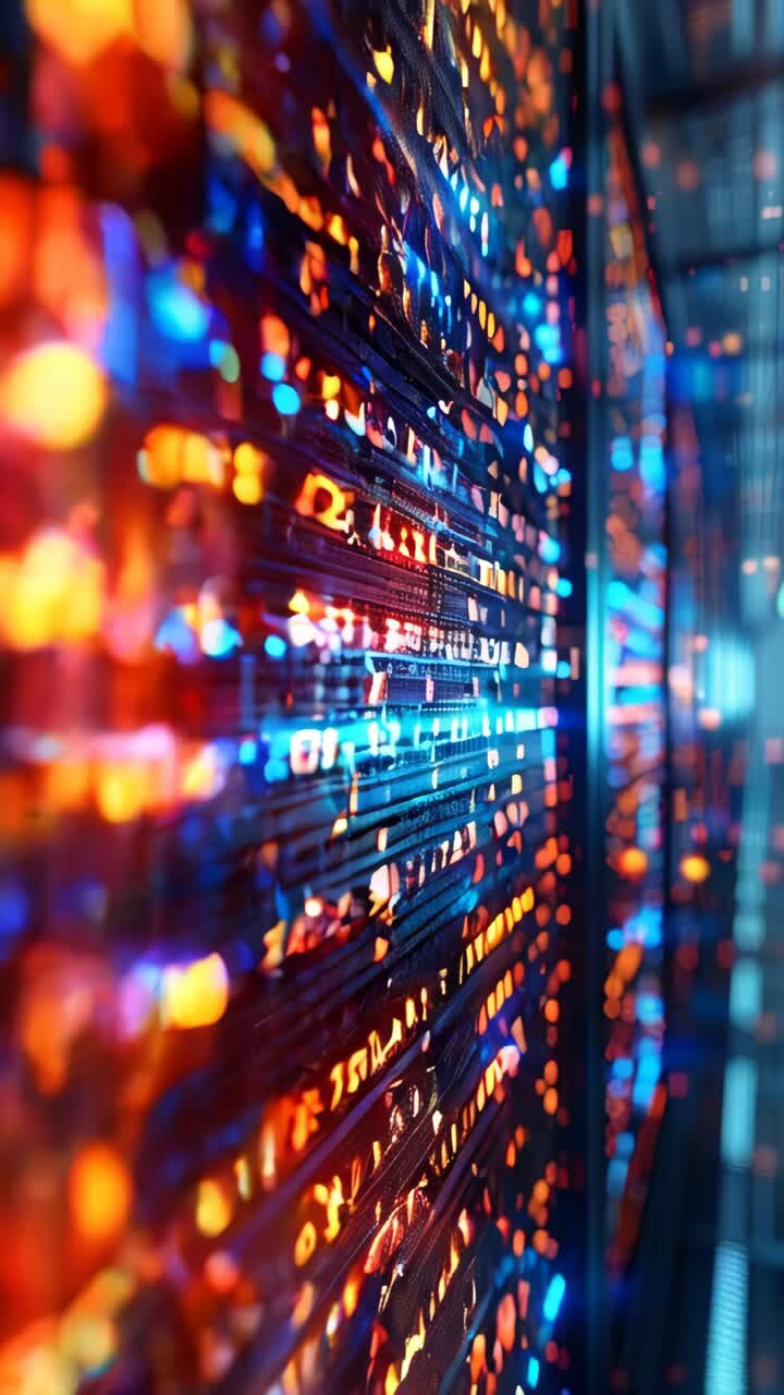 Dots, lines, science and technology data information background