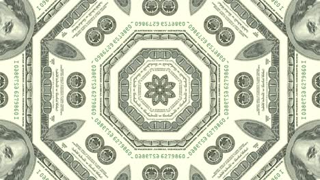 creative animated background with us dollar money bill mosaic. abstract business motion graphic loop