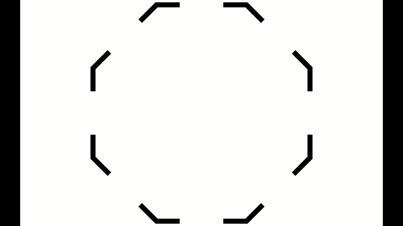 gráficos en movimiento de caleidoscopio