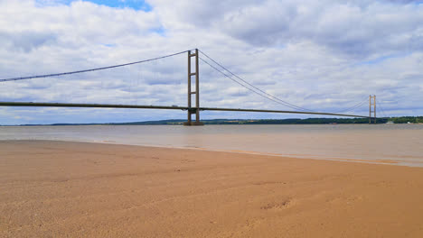 explore the magnificence of humber bridge in this drone video