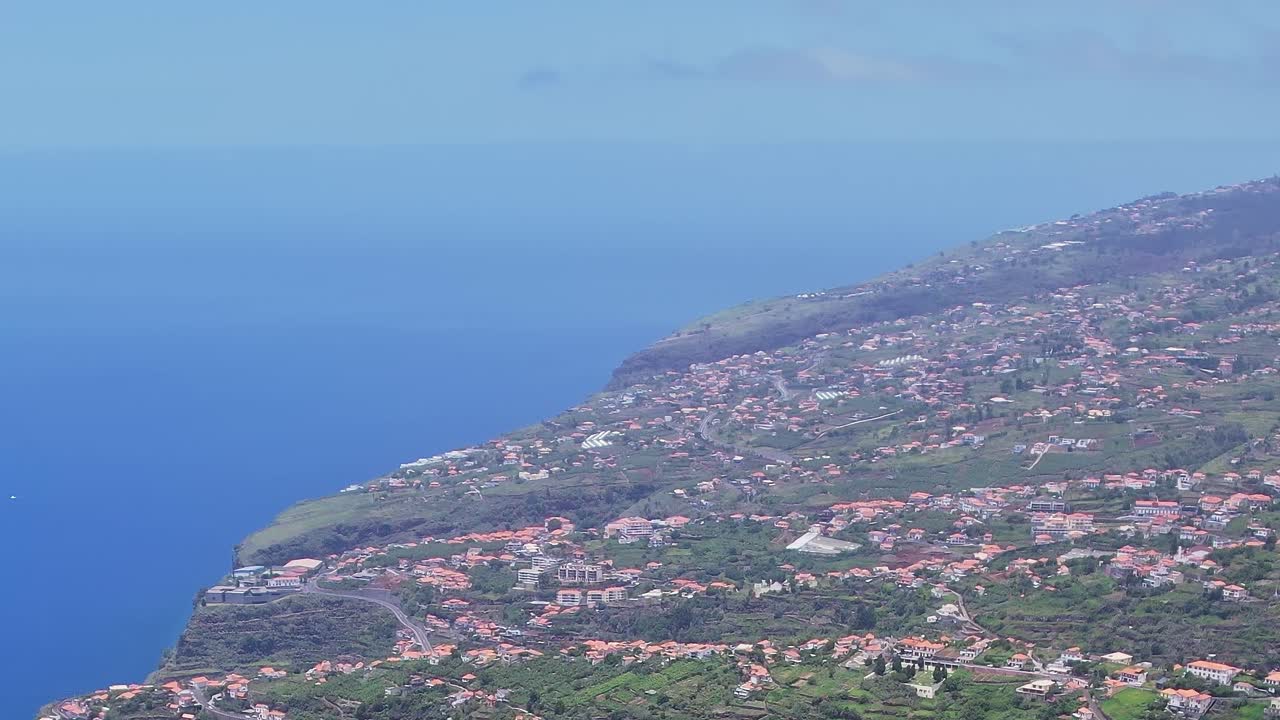 Stunning aerial view of Madeira's coastal landscape captured by drone