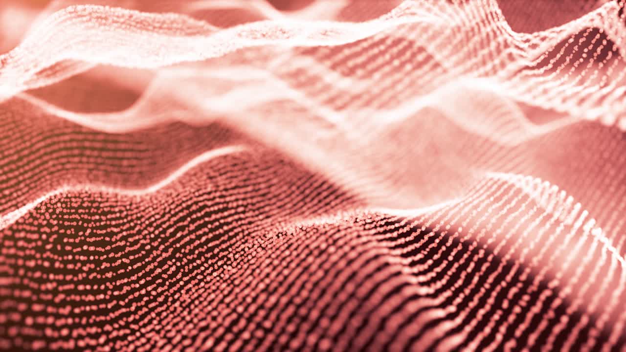 fondo 3d abstracto con ondas en movimiento