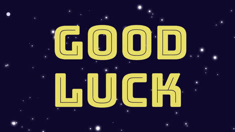 good luck text