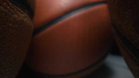 unique basketball view through a basketball net created with a probe lens