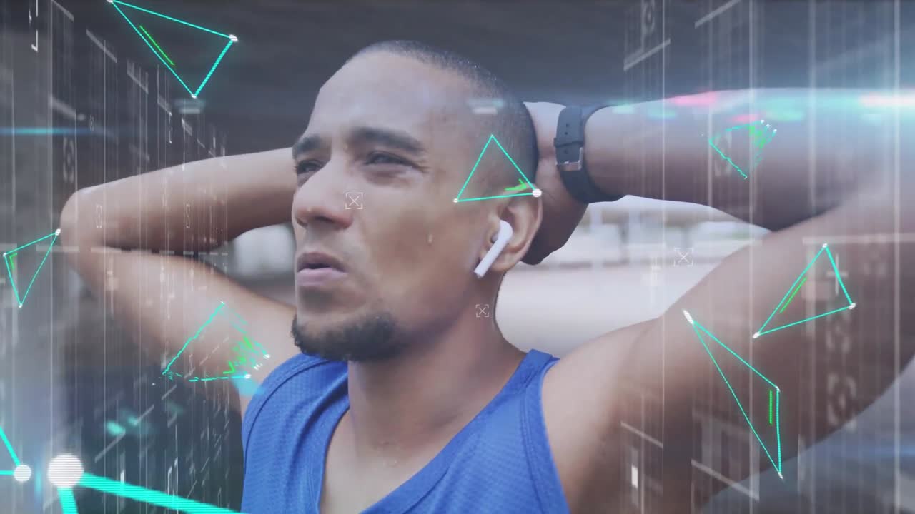 야외 운동을 하는 특정 남성 운동 선수에 대한 네트워크의 활성화와 데이터 처리