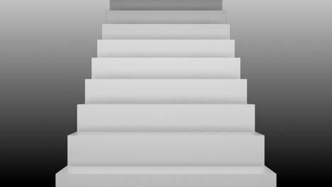 many stairs, 3d rendering backdrop with staircases, computer generated background